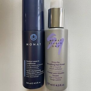 Monat Hair Care Set - Leave-In Conditioner and Frizz-Fix Primer